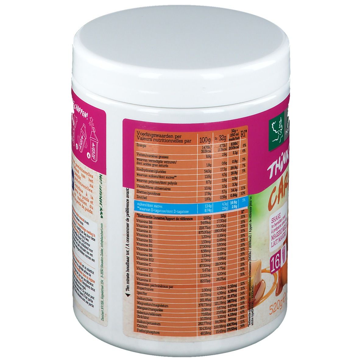 Damhert Think Slim Repas shake Caramel avec Tagatose