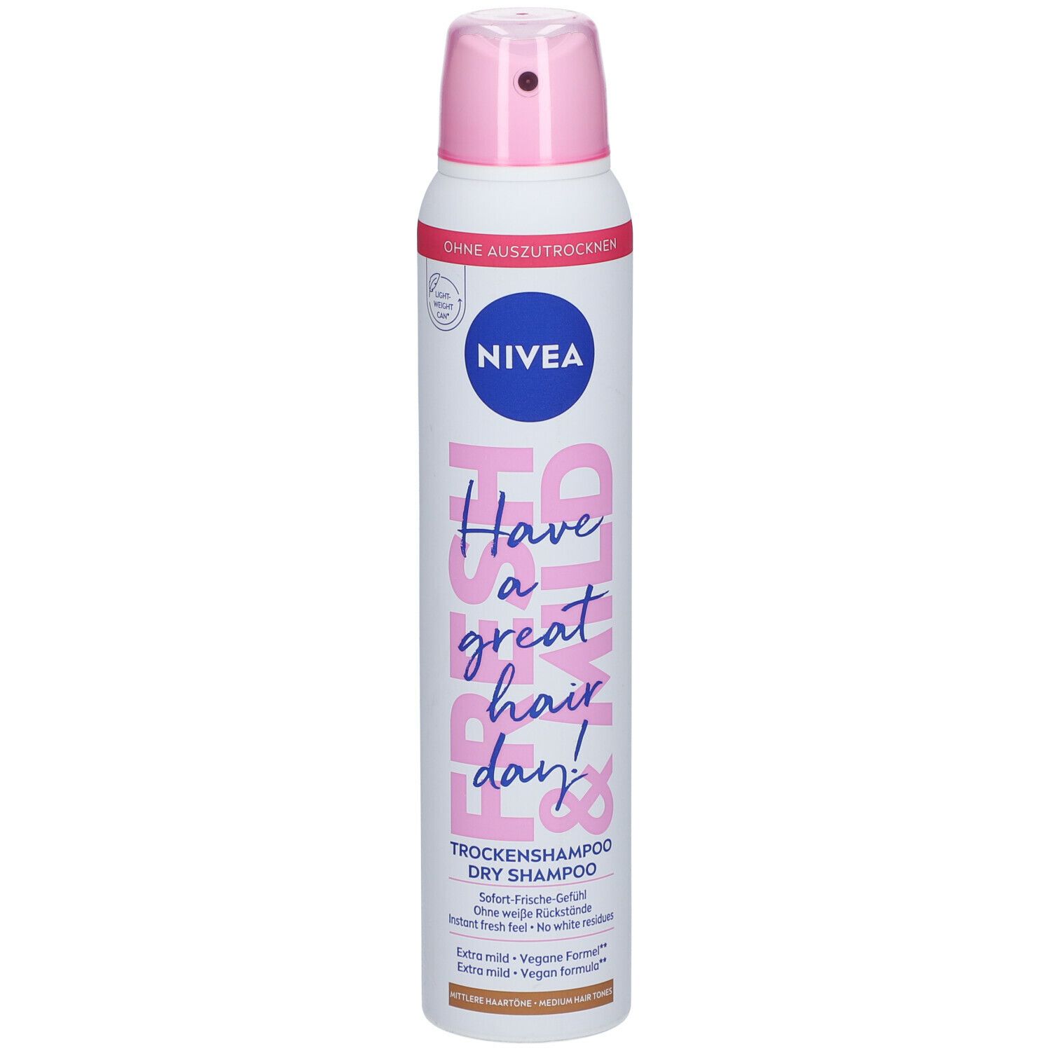 Nivea Fresh Revive 3-en-1 Shampooing Sec Cheveux Châtains