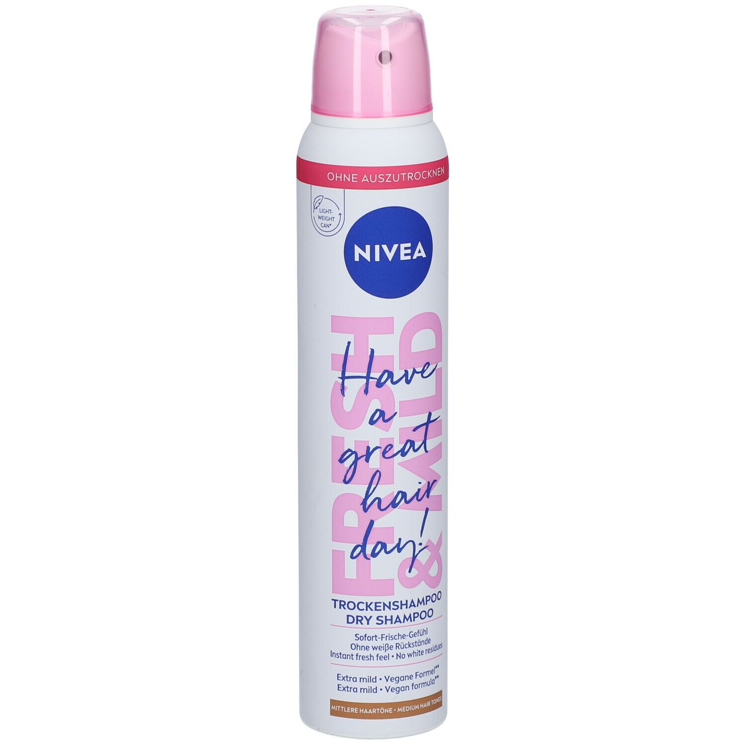 Nivea Fresh Revive 3-en-1 Shampooing Sec Cheveux Châtains