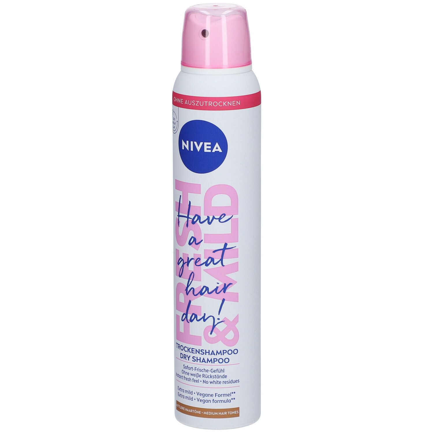 Nivea Fresh Revive 3-en-1 Shampooing Sec Cheveux Châtains