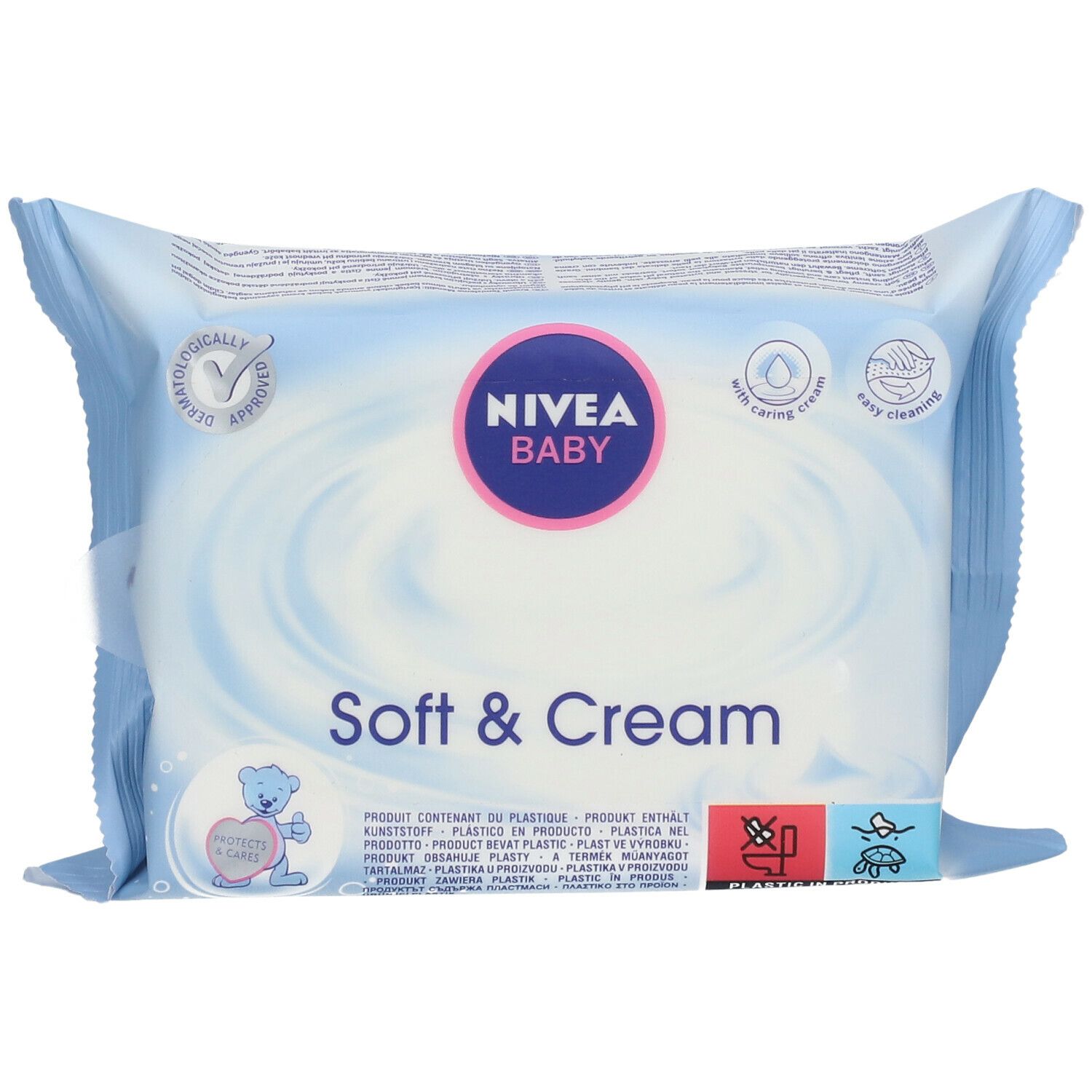 Nivea Baby Soft & Cream Lingettes Nettoyantes