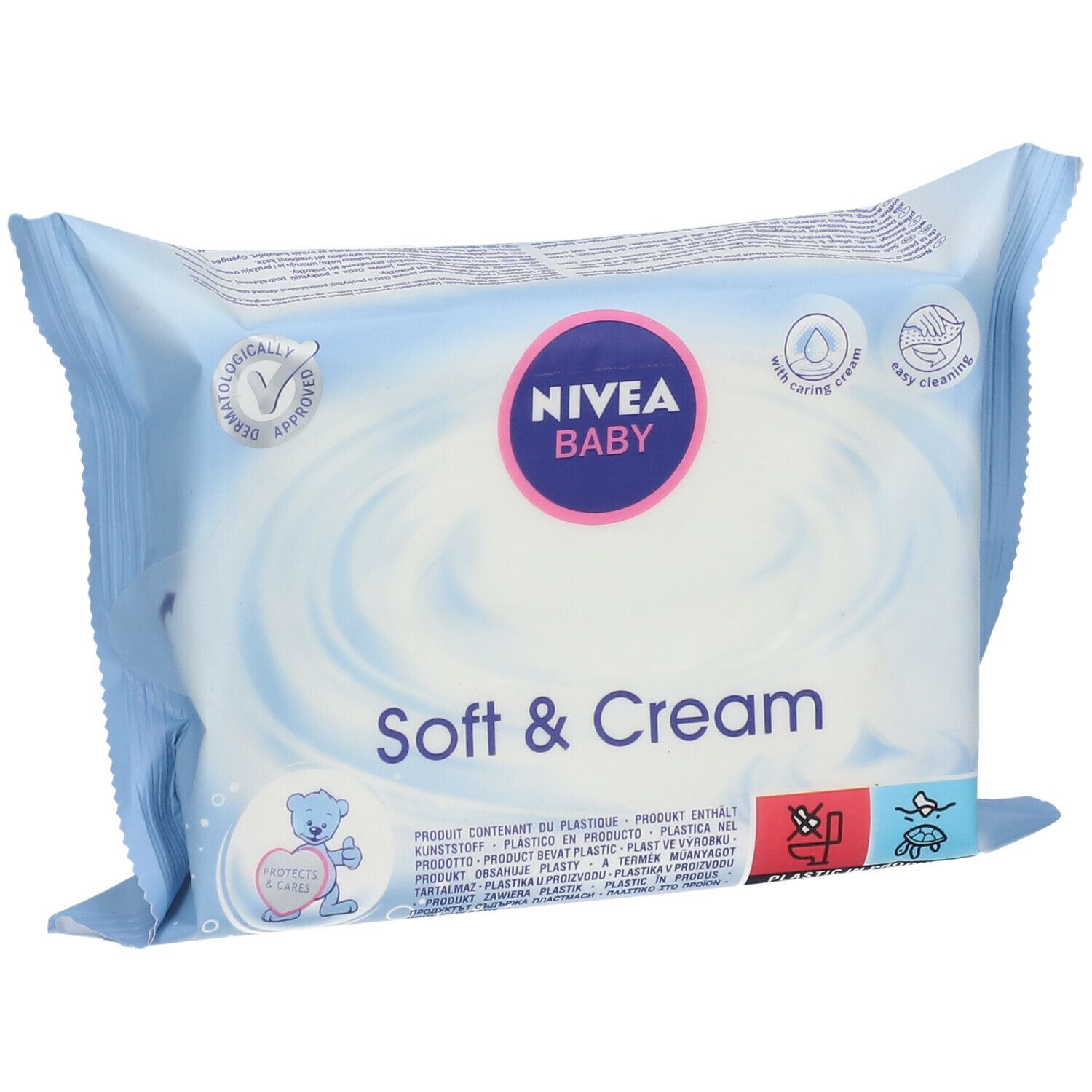 Nivea Baby Soft & Cream Lingettes Nettoyantes