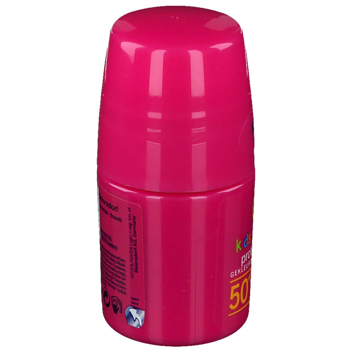 Nivea Sun Kids Protect & Play Gekleurde Roll-On Roze SPF50+