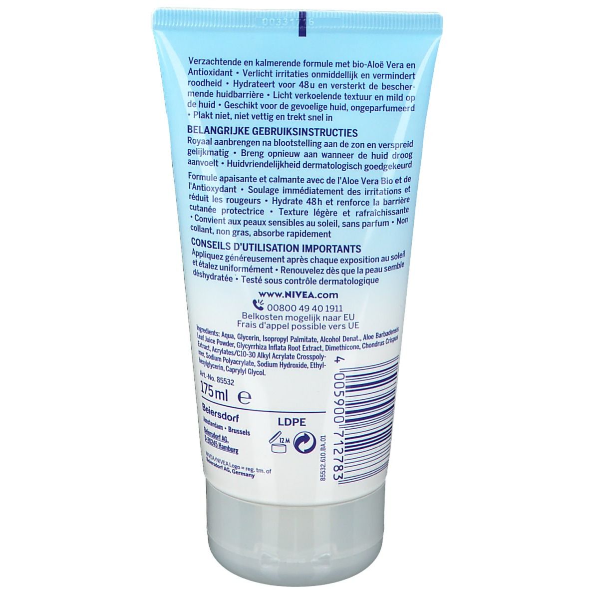 Nivea Sun Aftersun Sensitive Crème-Gel