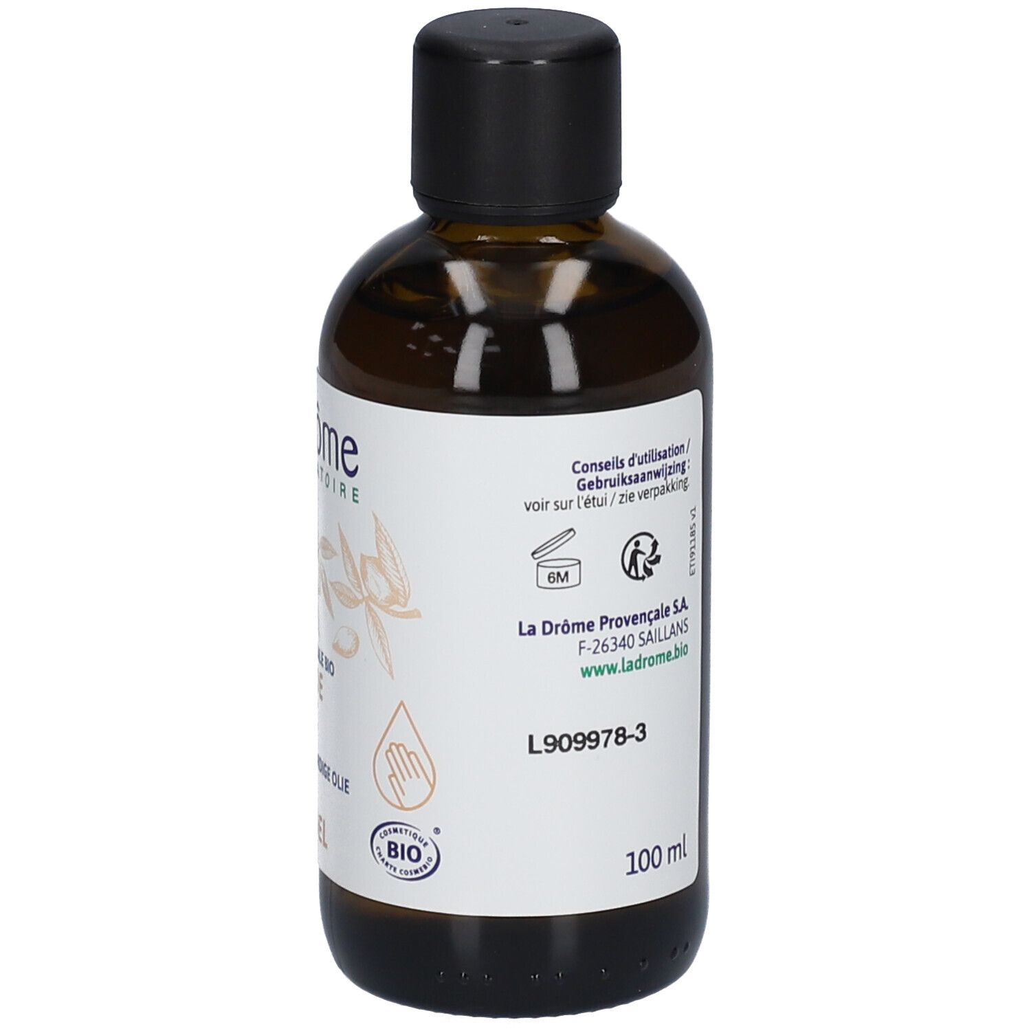 Ladrôme Amande Douce Huile Végétale Bio