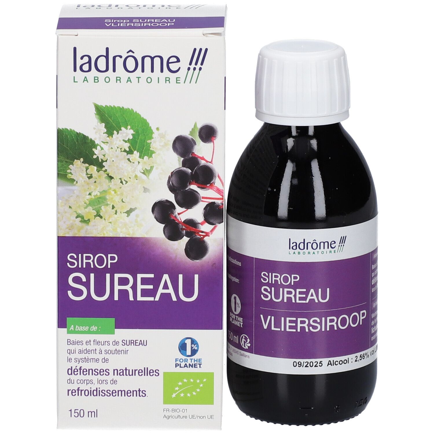 Ladrôme Sirop de Sureau Bio