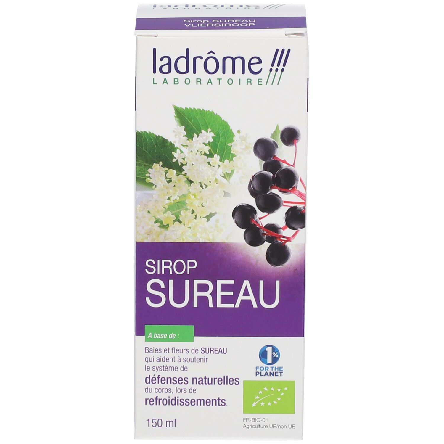 Ladrôme Sirop de Sureau Bio