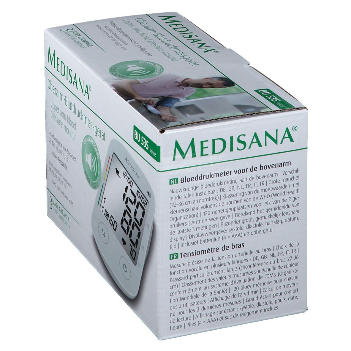 Medisana Bloeddrukmeter Bovenarm Voice BU535