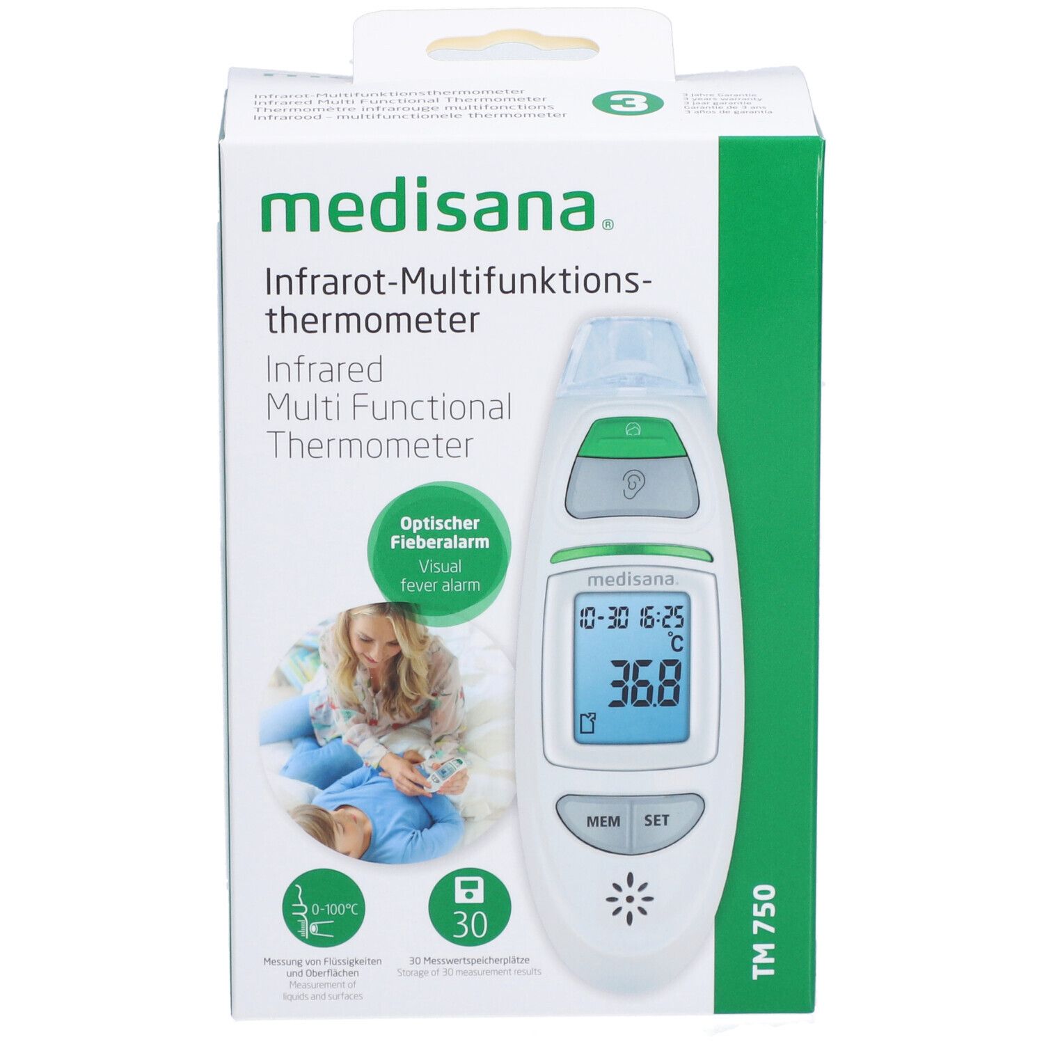 Medisana Multifunctionele Thermometer Infrarood TM750