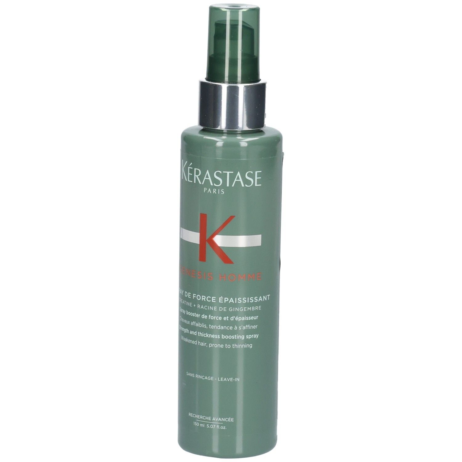 Kérastase Genesis Homme Spray de Force Épaississant, fles 150ml, voorkant.