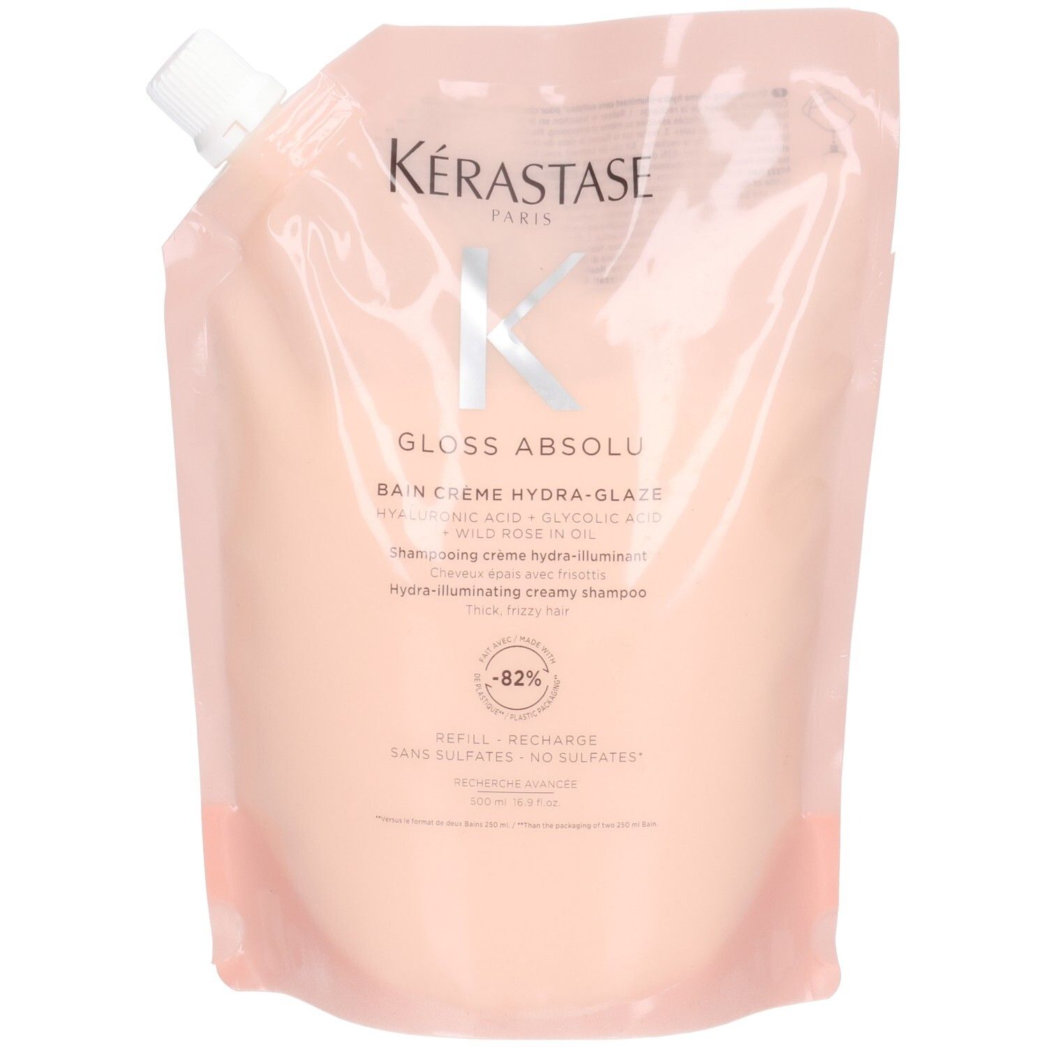 Kérastase Gloss Absolu Bain Nutri Shampoo navulzak, 500ml.