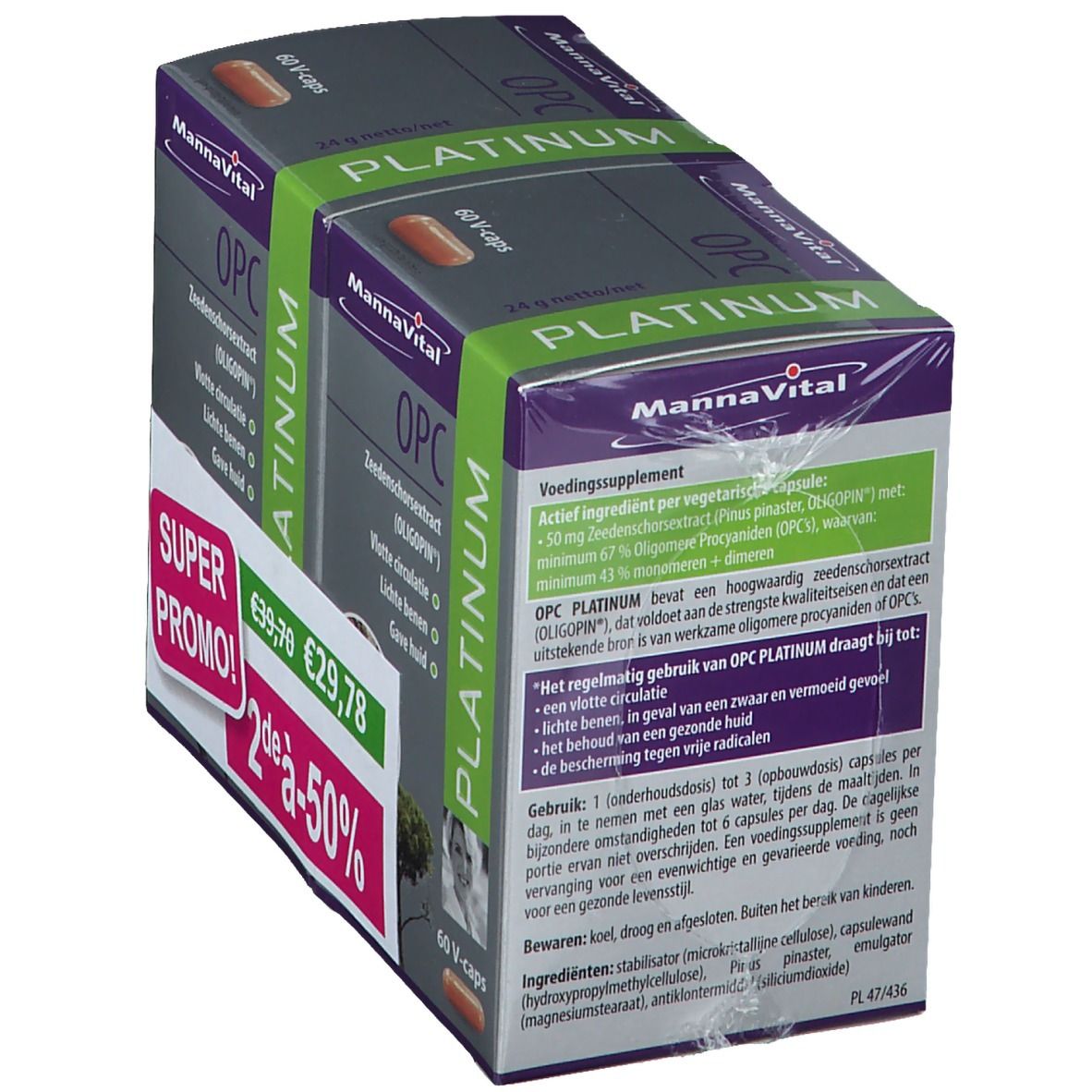 MannaVital OPC Platinum DUO Verlaagde Prijs