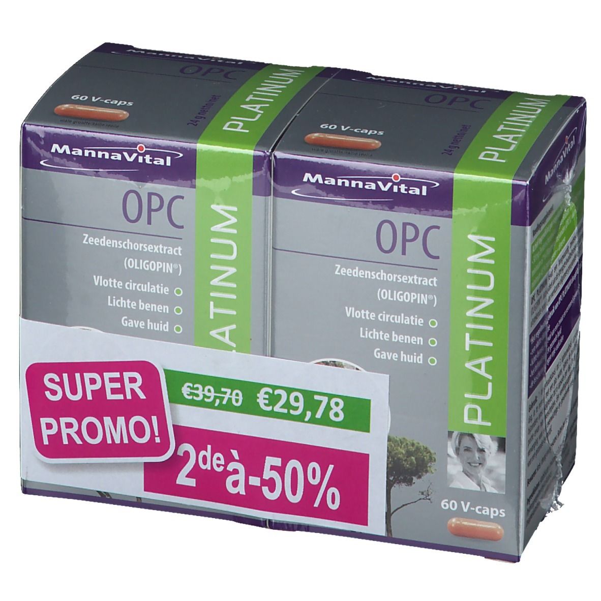 MannaVital OPC Platinum DUO Verlaagde Prijs