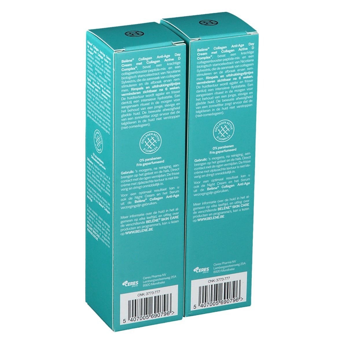Belène Collagen Anti-Age Day Cream 1+1 GRATIS