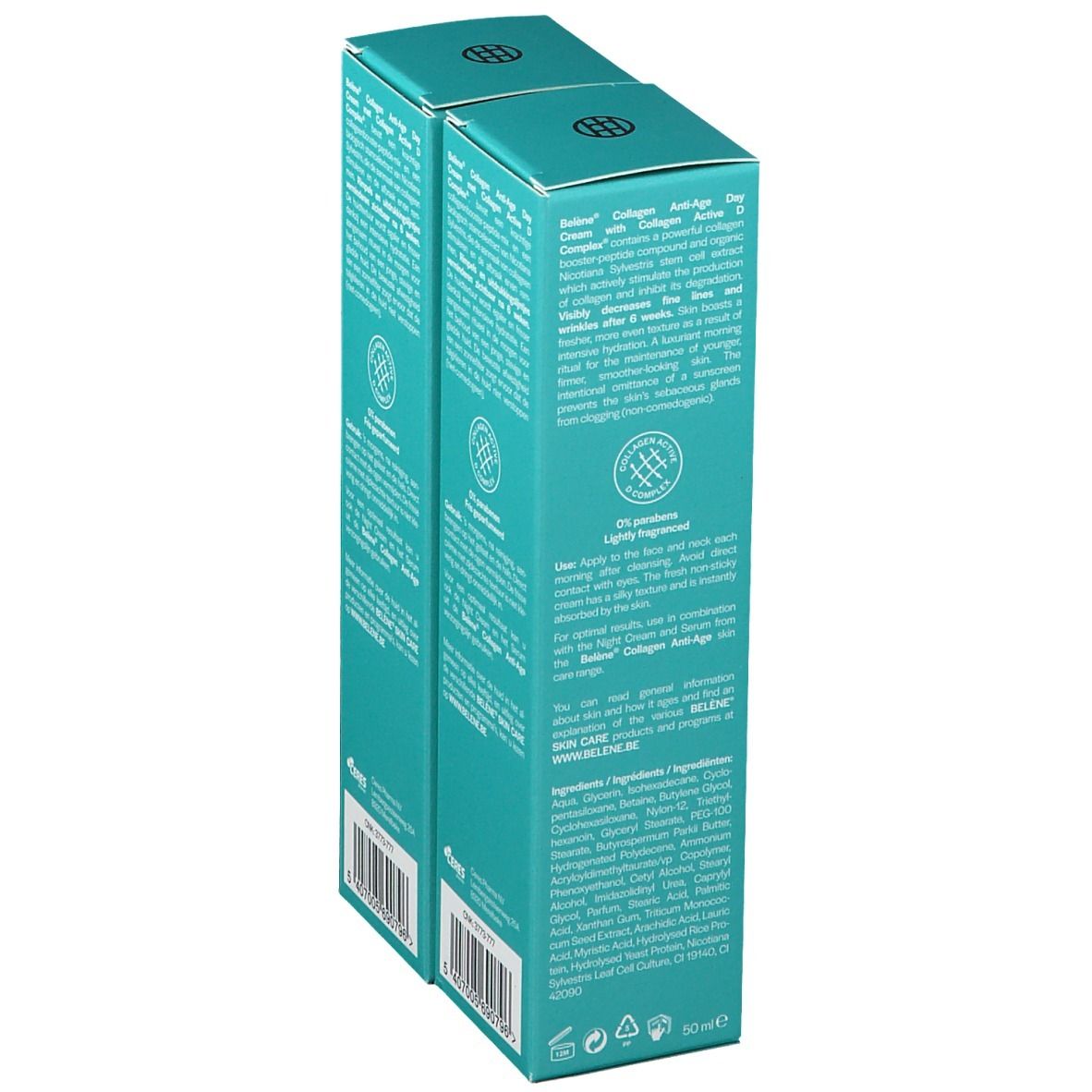 Belène Collagen Anti-Age Day Cream 1+1 GRATIS