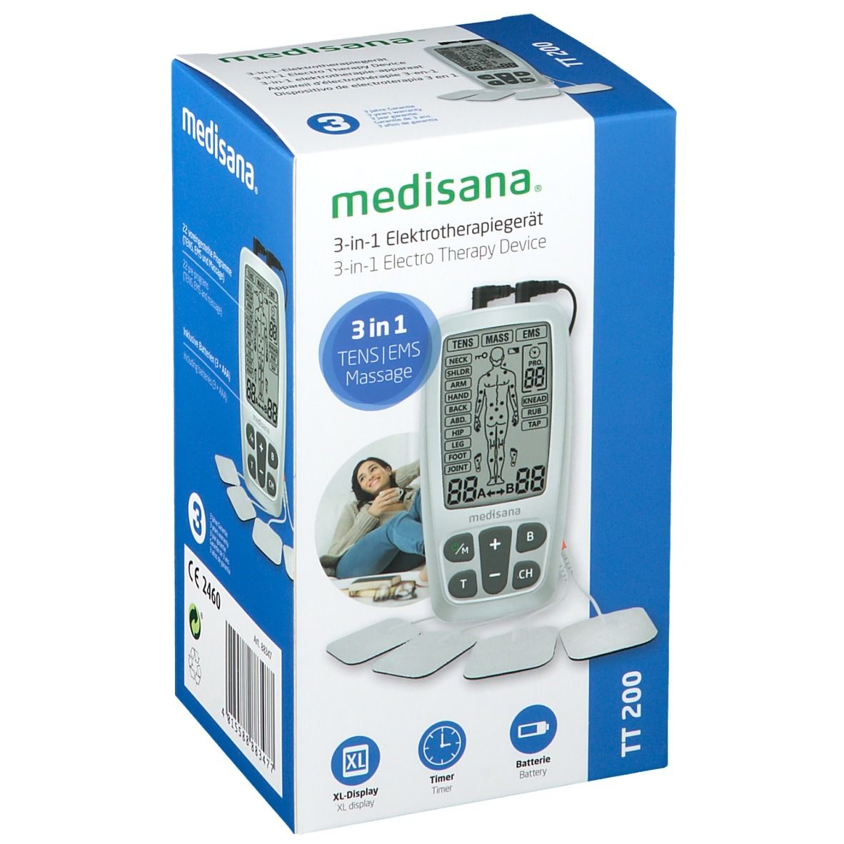 Medisana 3-en-1 Electrothérapie TT 200