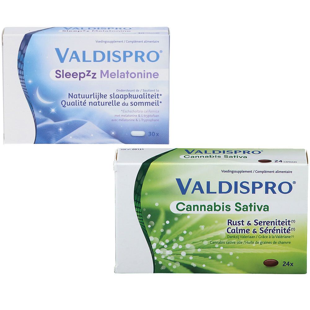 Valdispro Cannabis Sativa & Sleepzz Melatonine