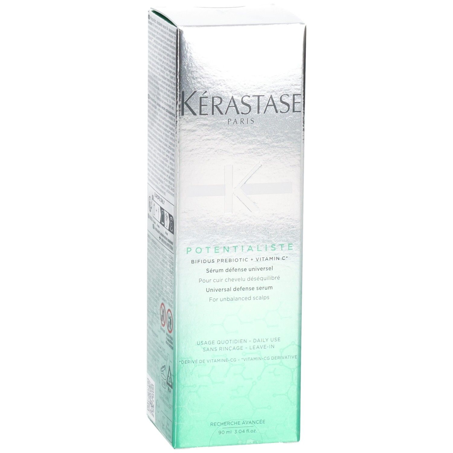 Emballage du Sérum Potentialiste Spécifique Kerastase. 90ml / 3.04 fl.oz.