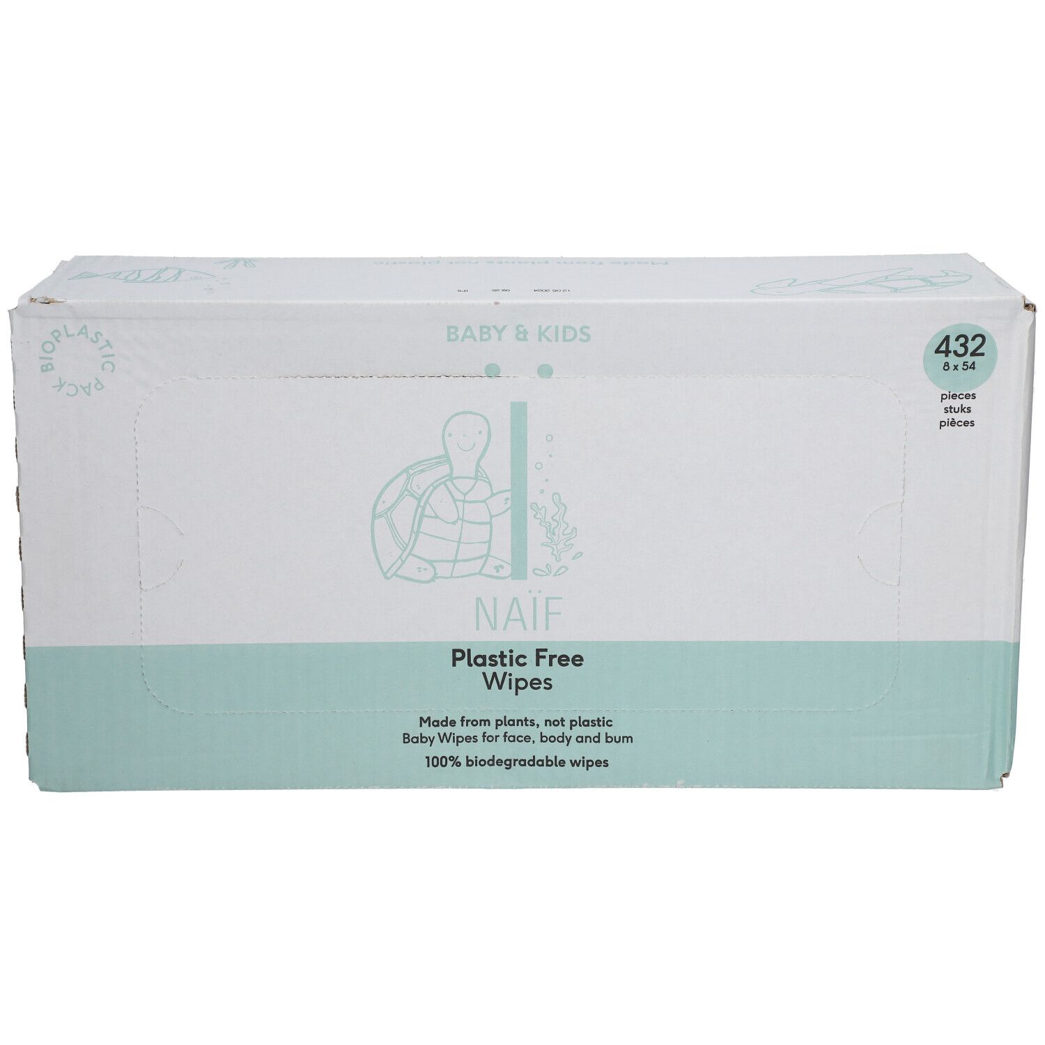 Naïf Baby & Kids Plastic Free Wipes