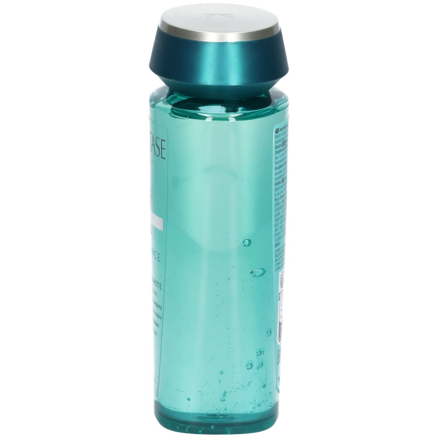 Zijaanzicht van de Kérastase Resistance Bain Extentioniste Shampoo fles.