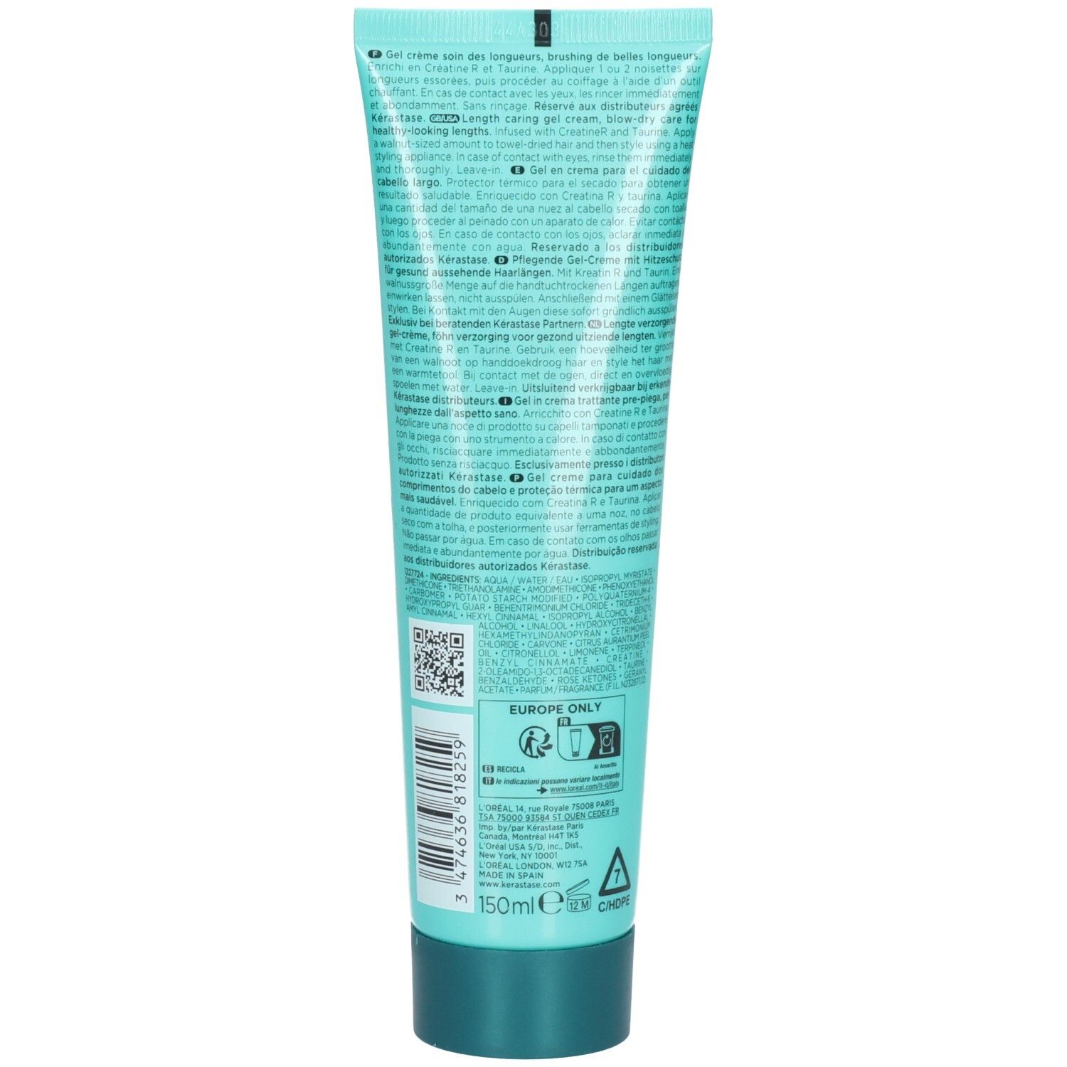 Kérastase Resistance Extentioniste Thermique Gel crème Soin des longueurs