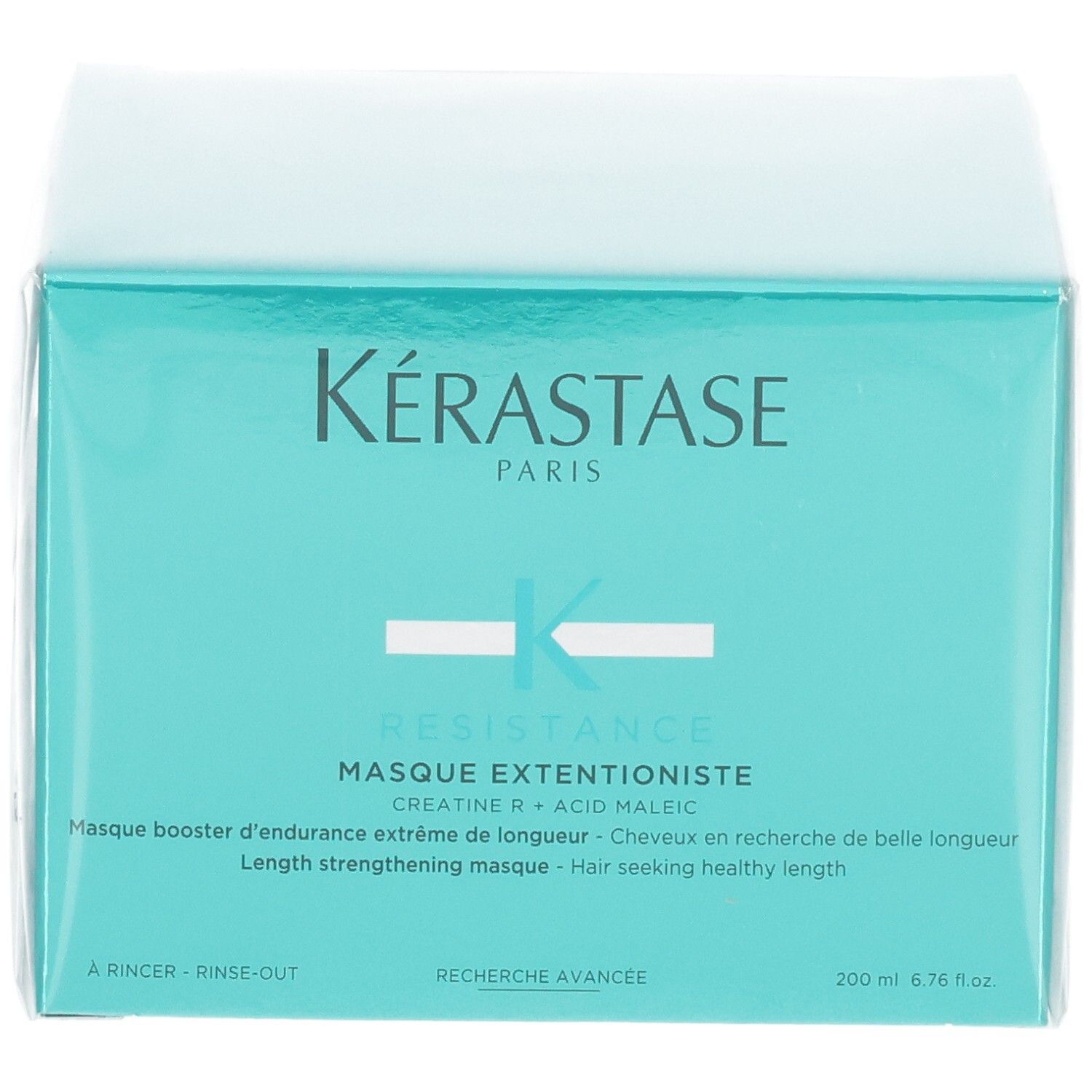 Kérastase Résistance Masque Extentioniste verpakking, voorkant met logo en productnaam.