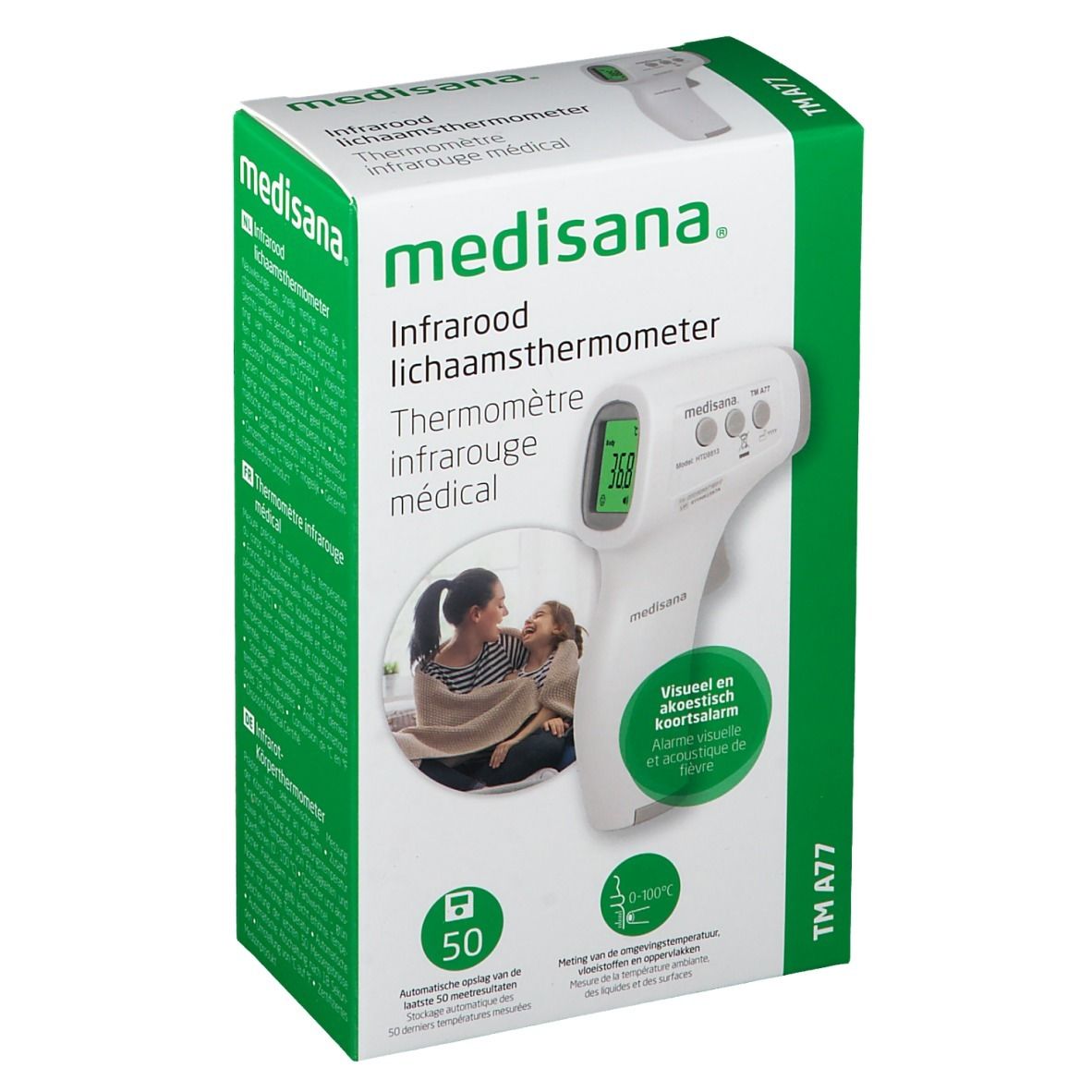 Medisana Infrarood Lichaamsthermometer TM A77