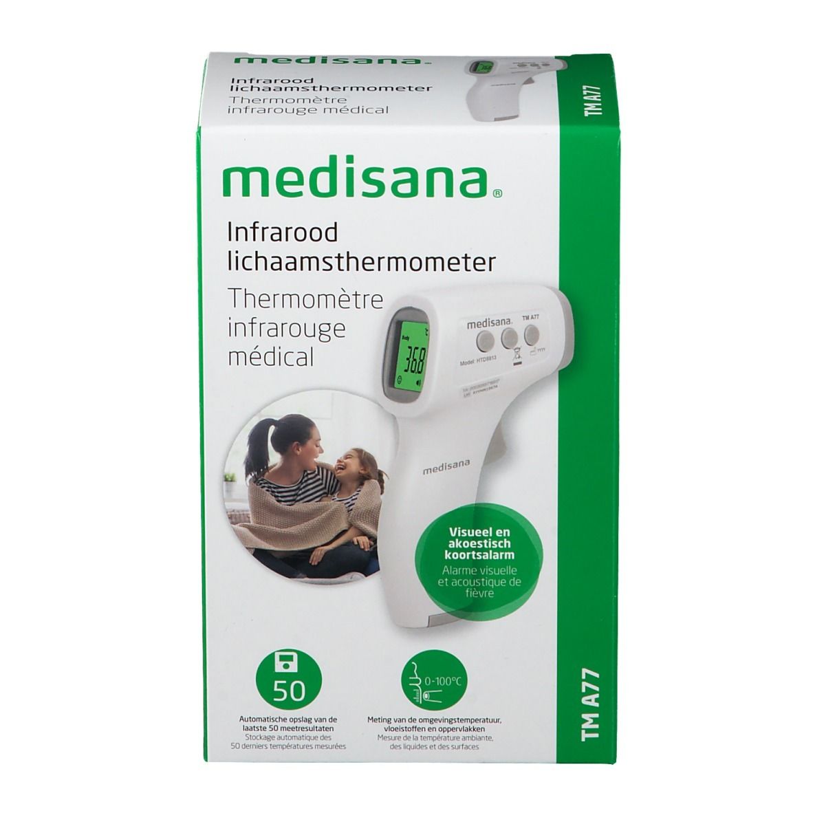 Medisana Infrarood Lichaamsthermometer TM A77