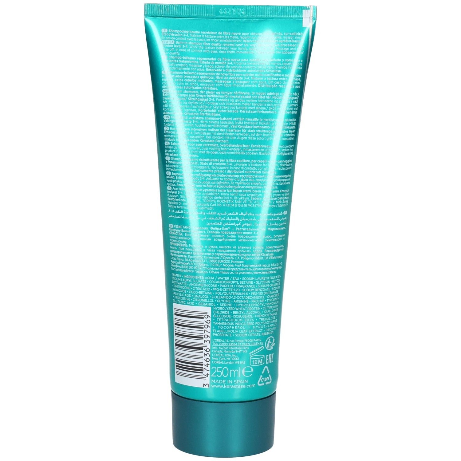 Kérastase Resistance Bain Thérapiste Shampooing-baume Recréateur de fibre neuve