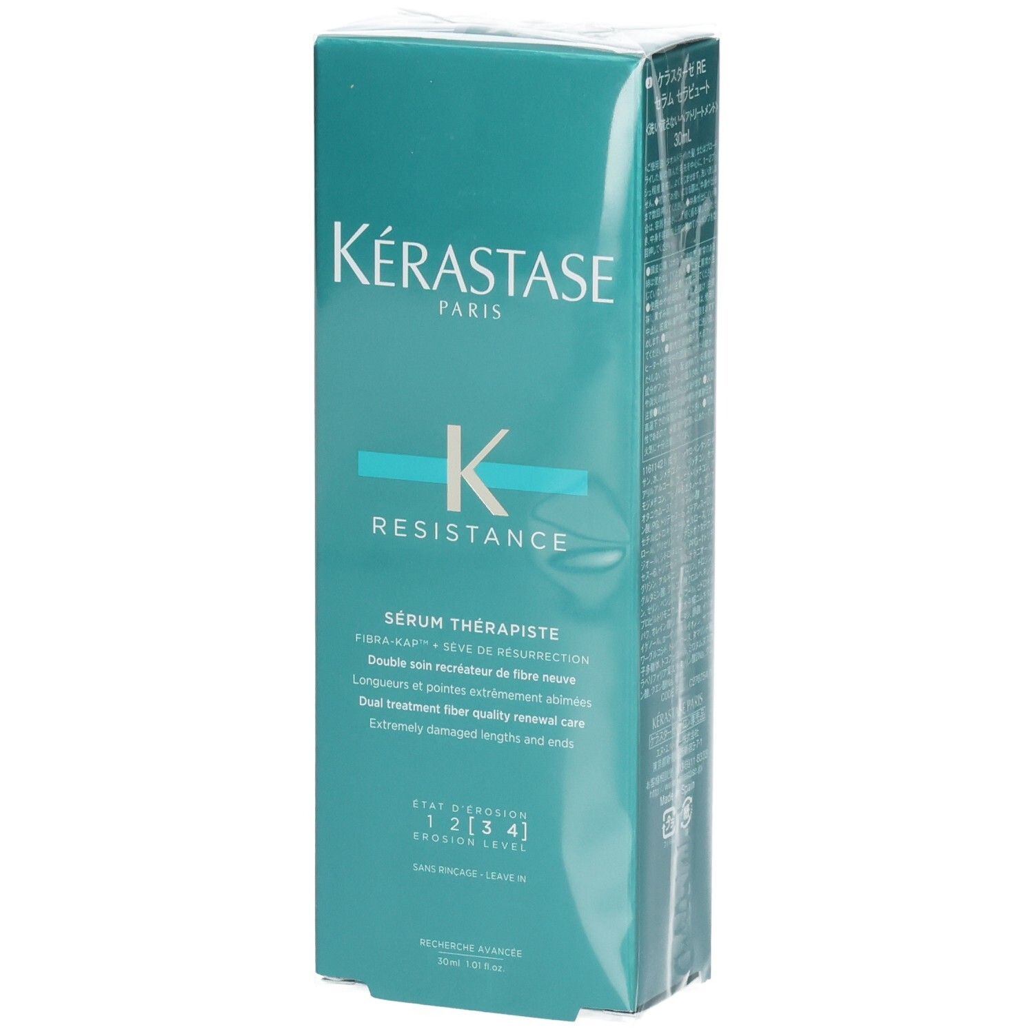 Kérastase Resistance Sérum Thérapiste : Double sérum recréateur de fibre neuve. Pour cheveux très abîmés.