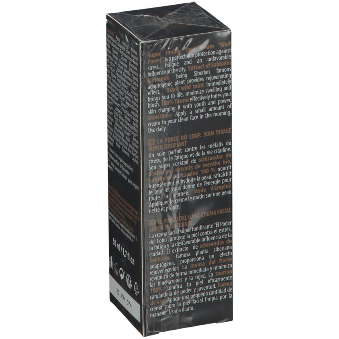 Natura Siberica Homme Crème Super Tonifiante Wolf Power