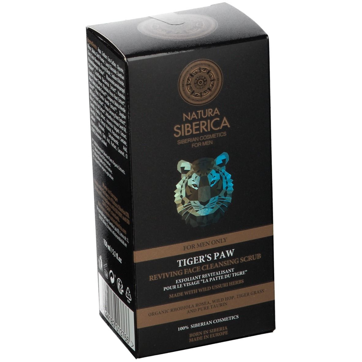 Natura Siberica Homme Gommage Nettoyant pour le Visage Tiger’S Paw