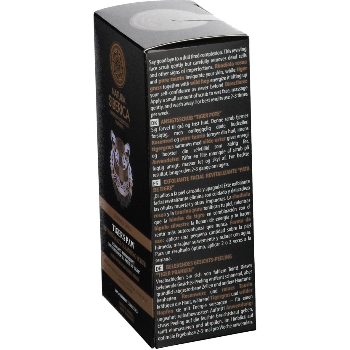 Natura Siberica Homme Gommage Nettoyant pour le Visage Tiger’S Paw