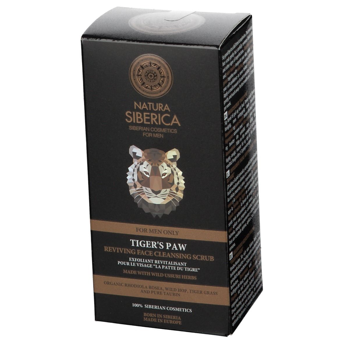 Natura Siberica Homme Gommage Nettoyant pour le Visage Tiger’S Paw