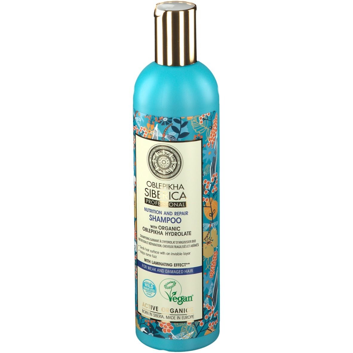 Natura Siberica Oblepikha Shampooing Cheveux Secs et Abîmés