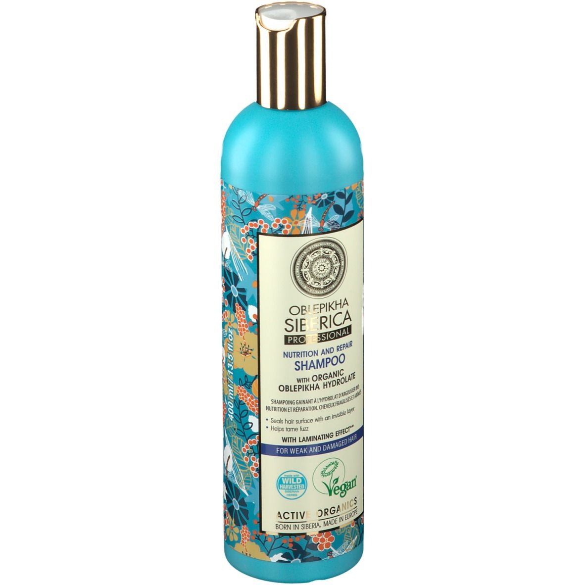 Natura Siberica Oblepikha Shampooing Cheveux Secs et Abîmés