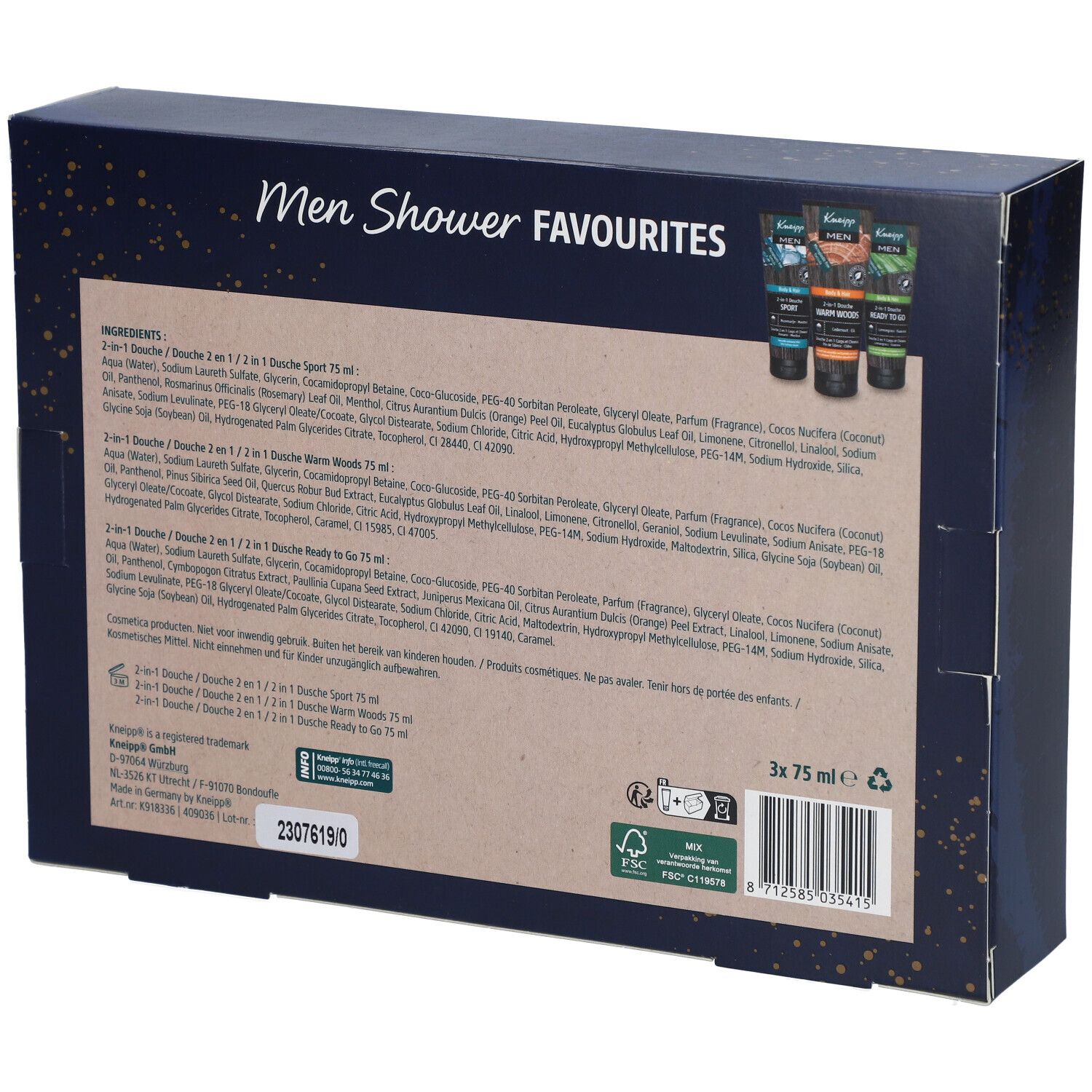 Kneipp Homme Douche Favoris Gift Set