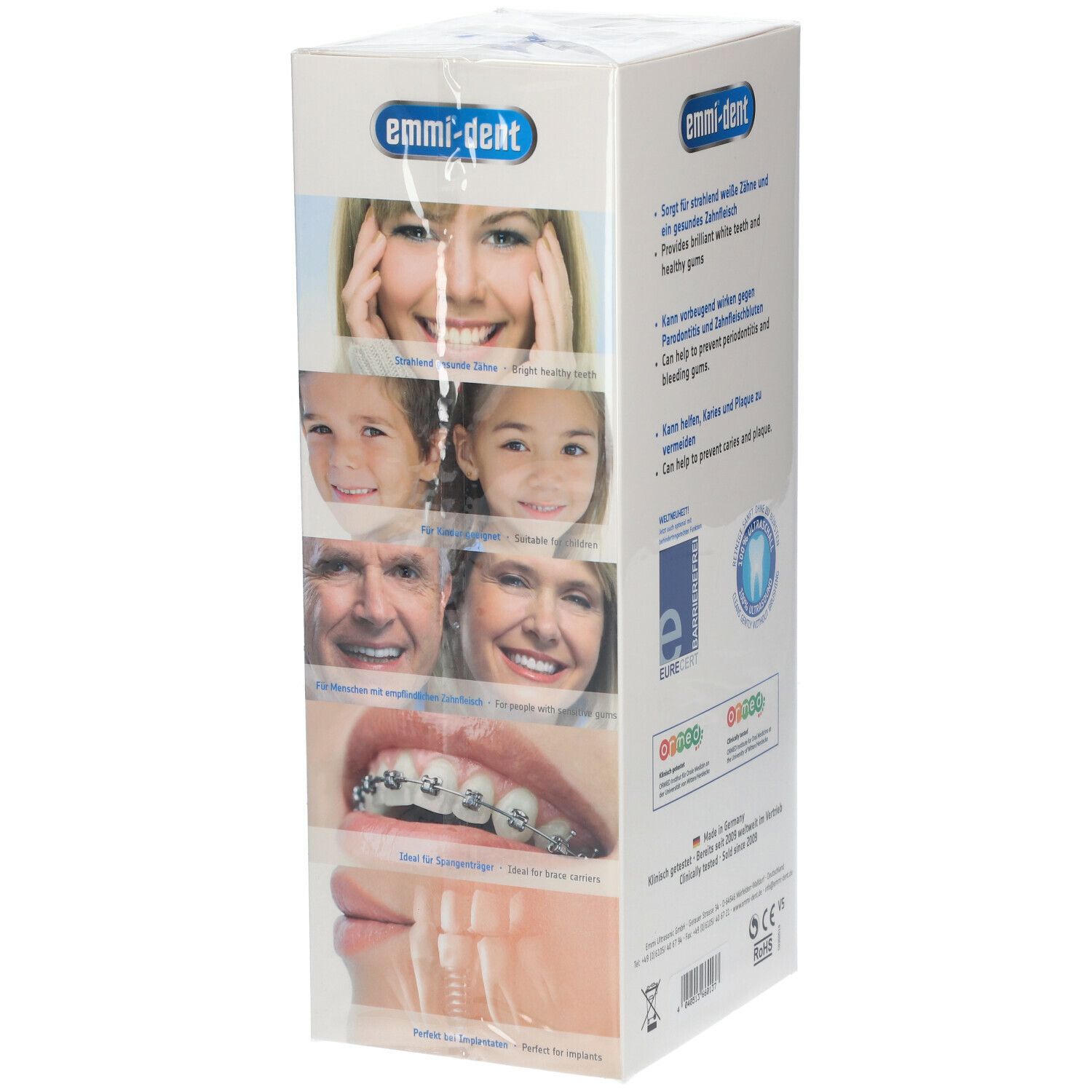 Emmi-Dent Ultrasonic Brosse à Dents Metallic Bleu Foncé