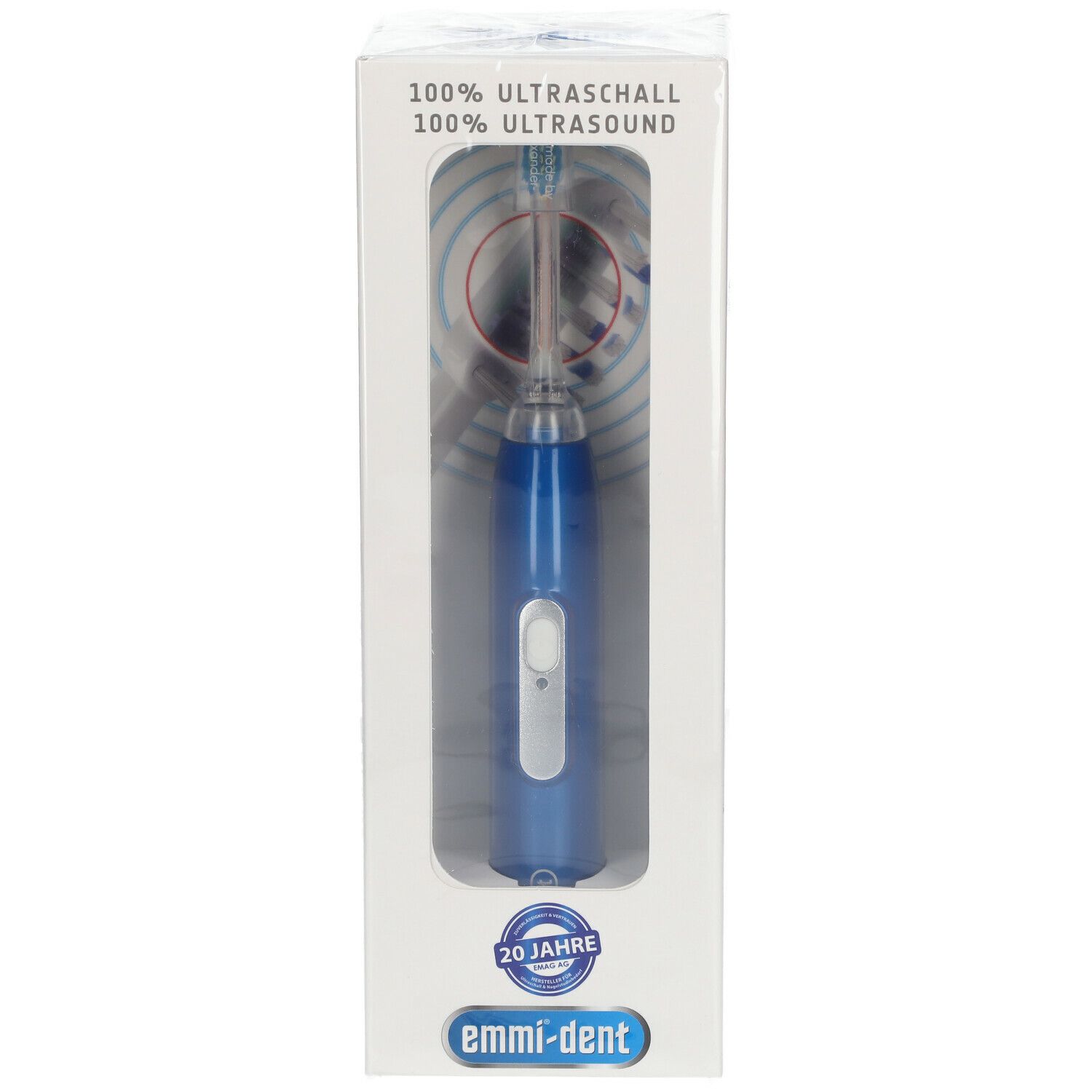 Emmi-Dent Ultrasonic Brosse à Dents Metallic Bleu Foncé