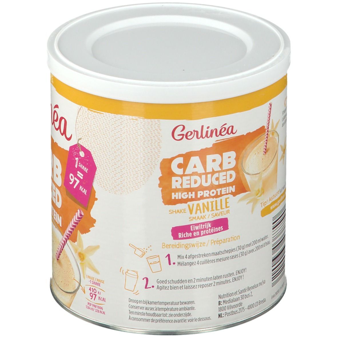 Gerlinéa Carb Reduced - High Protein Shake Vanille