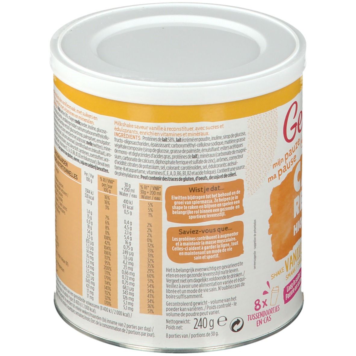 Gerlinéa Carb Reduced - High Protein Shake Vanille