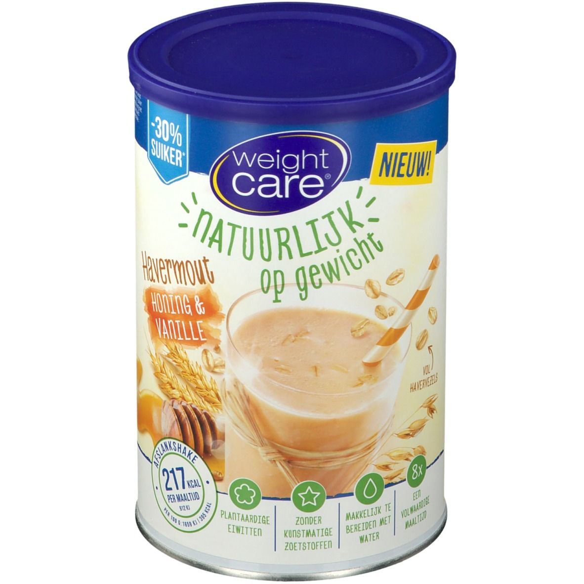 Weight Care Afslankshake Haver - Honing & Vanille