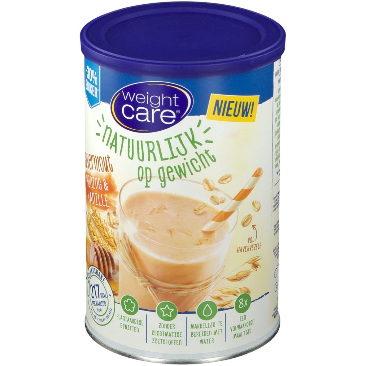 Weight Care Afslankshake Haver - Honing & Vanille
