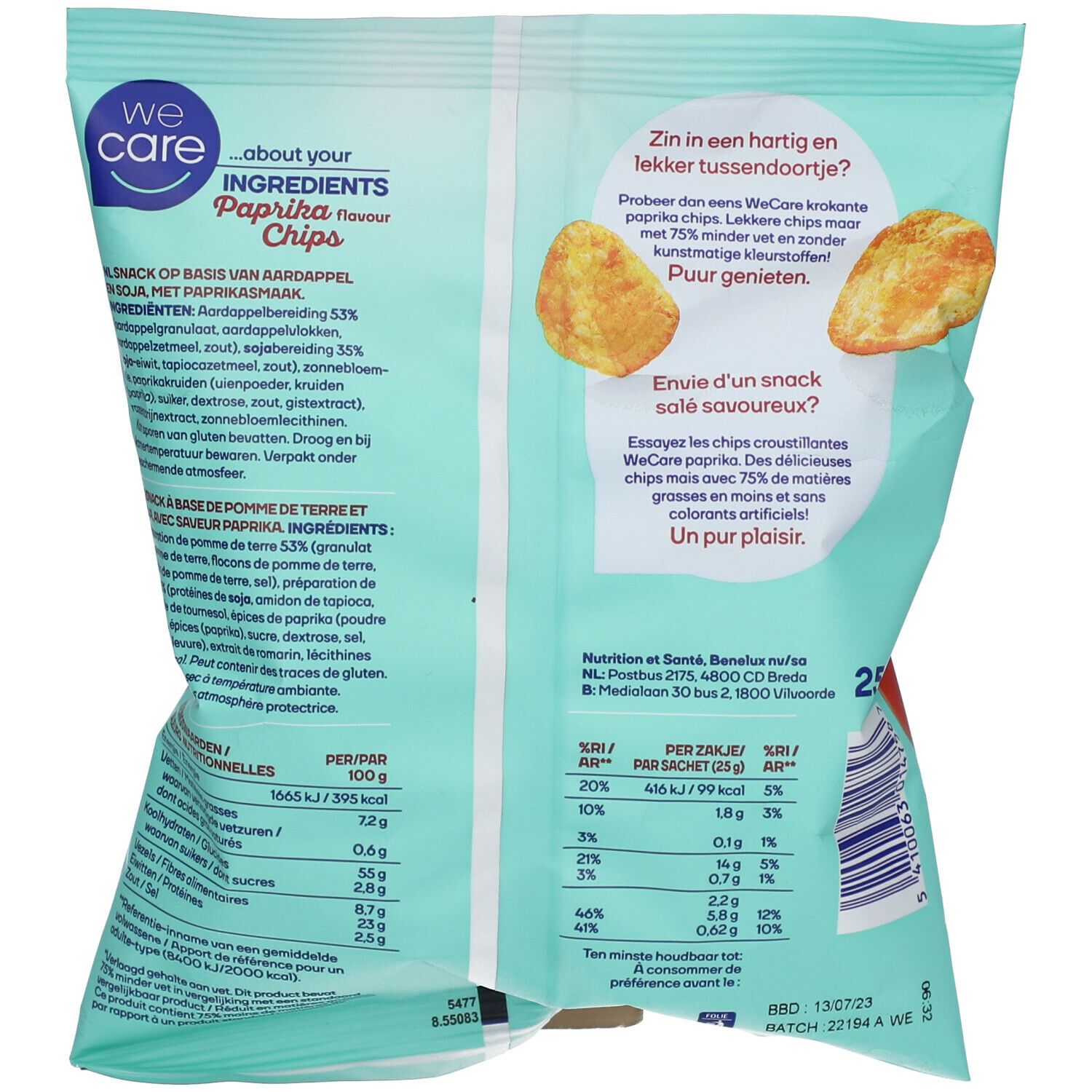 We Care Chips Paprika