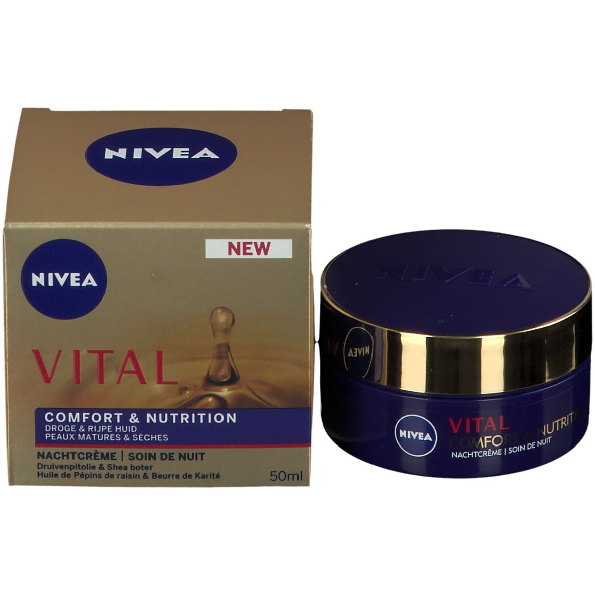 Nivea Vital Comfort & Nutrition Crème Nuit
