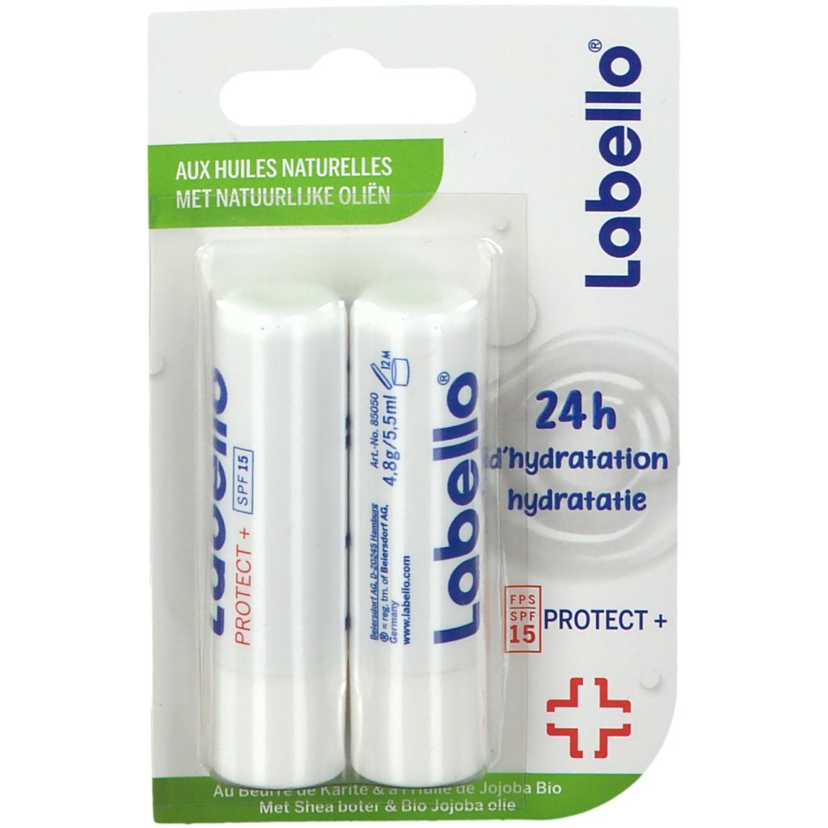 Labello Protect+ SPF15 24h DUO