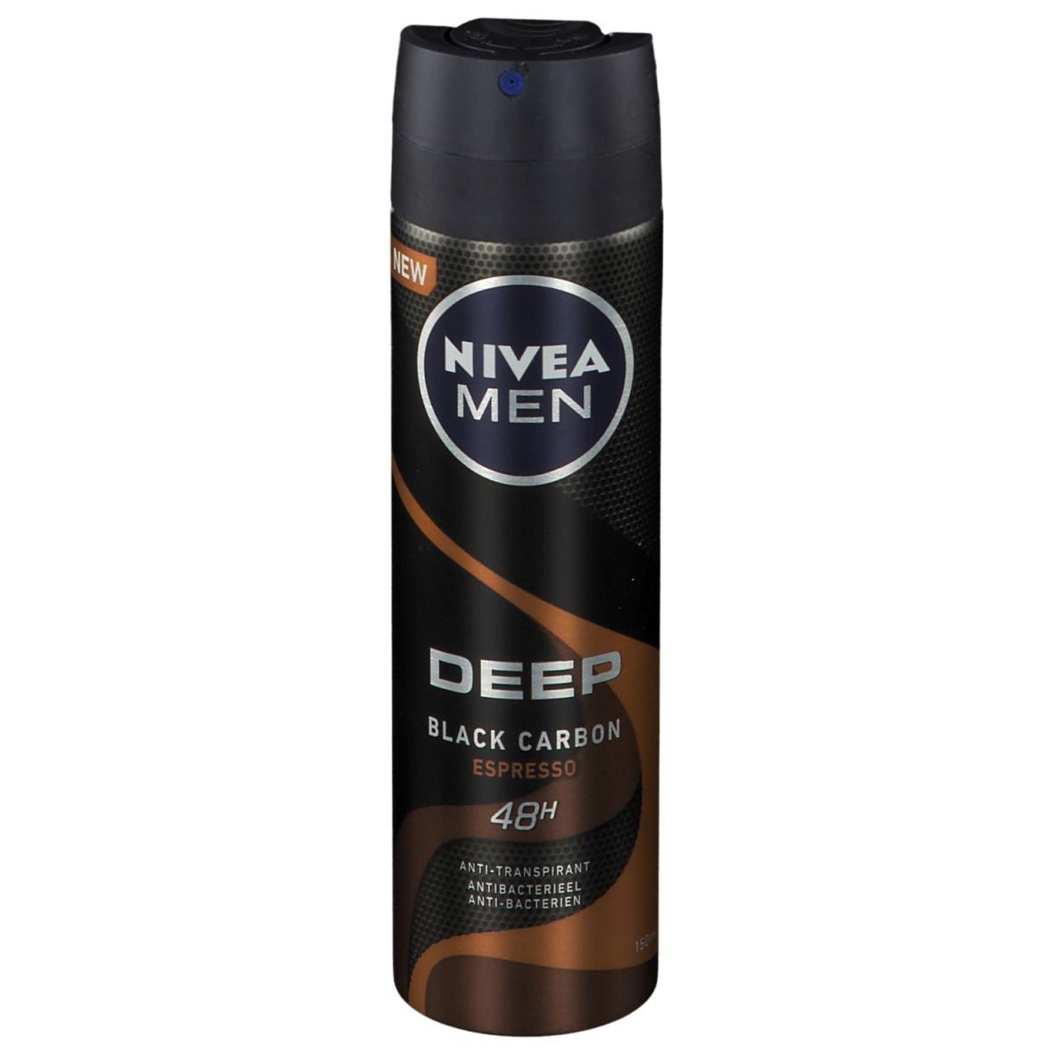Nivea Men Deep Black Carbon Espresso Deodorant Spray 48h
