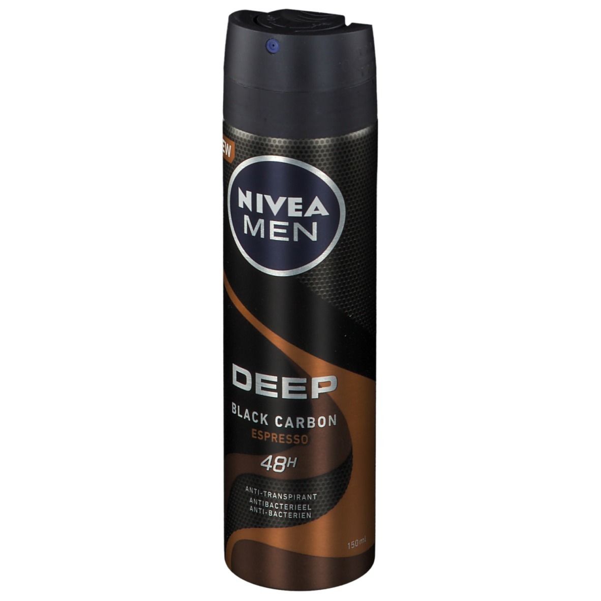 Nivea Men Deep Black Carbon Espresso Deodorant Spray 48h