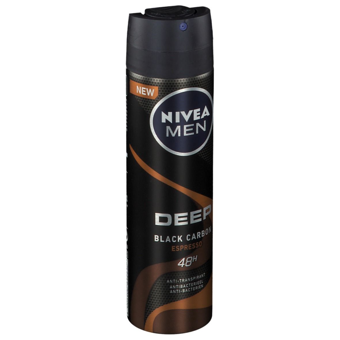 Nivea Men Deep Black Carbon Espresso Deodorant Spray 48h