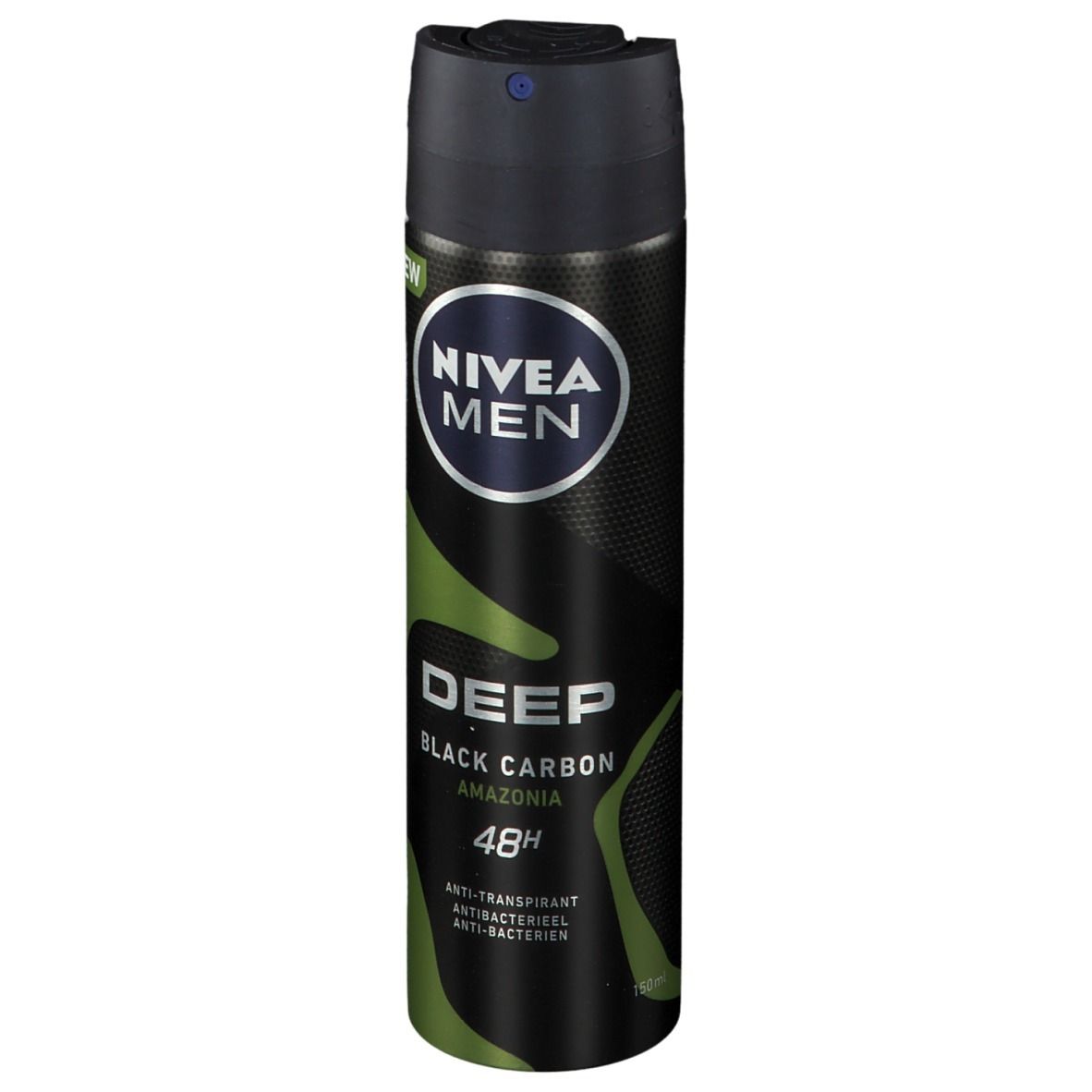 Nivea Men Deep Black Carbon Amazon Deodorant Spray 48h